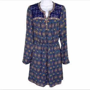 DANIEL RAINN medallion dress XS